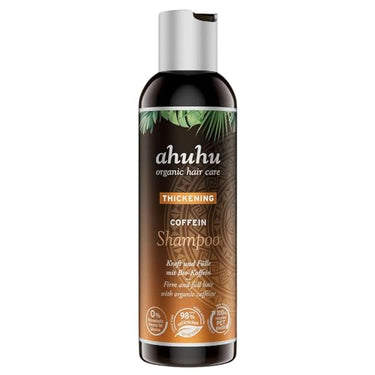 ahuhu THICKENING Coffein Shampoo (200ml) – Mit Bio-Koffein & Reisstärke, Stärkt Haarwurzeln & schützt die Kopfhaut, Mehr Volumen für Damen & Herren, Ohne Silikon & Parabene, Vegan im Sale